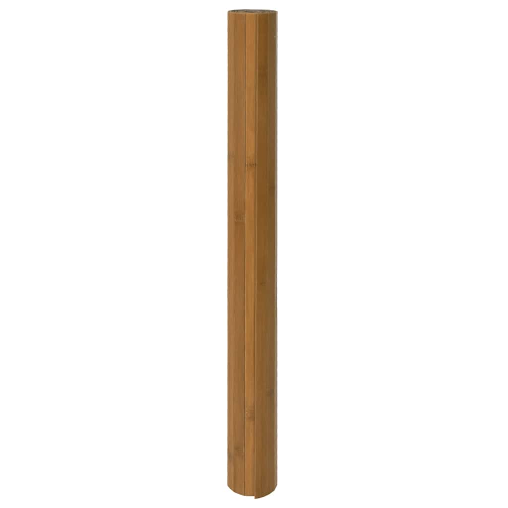 Tappeto Rettangolare Marrone 70x200 cm in Bambù