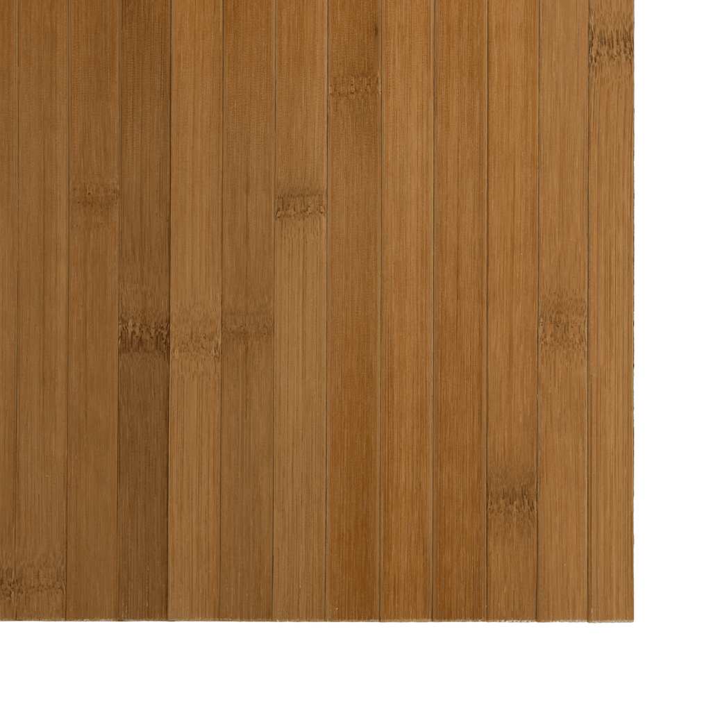 Tappeto Rettangolare Marrone 70x200 cm in Bambù
