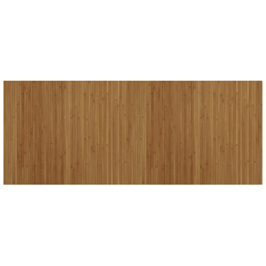 Tappeto Rettangolare Marrone 80x200 cm in Bambù