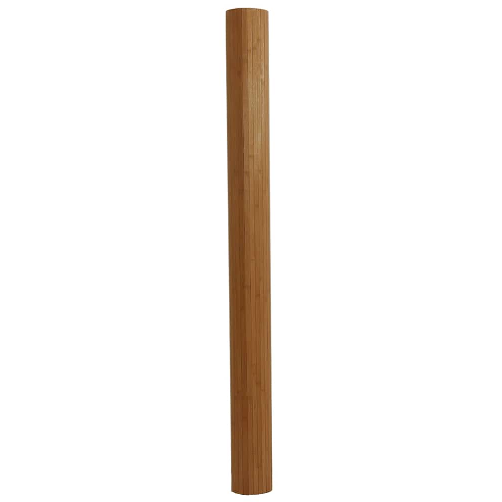Tappeto Rettangolare Marrone 80x200 cm in Bambù