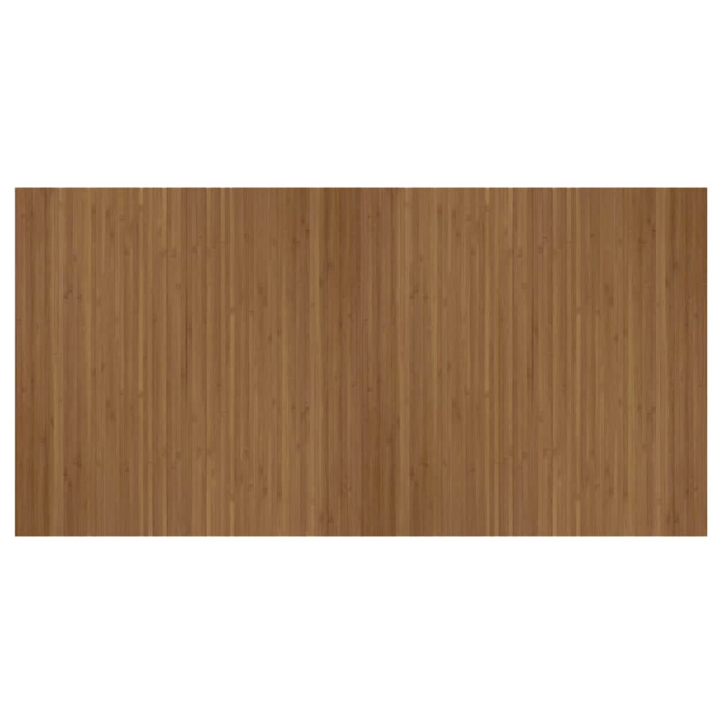 Tappeto Rettangolare Marrone 100x200 cm in Bambù