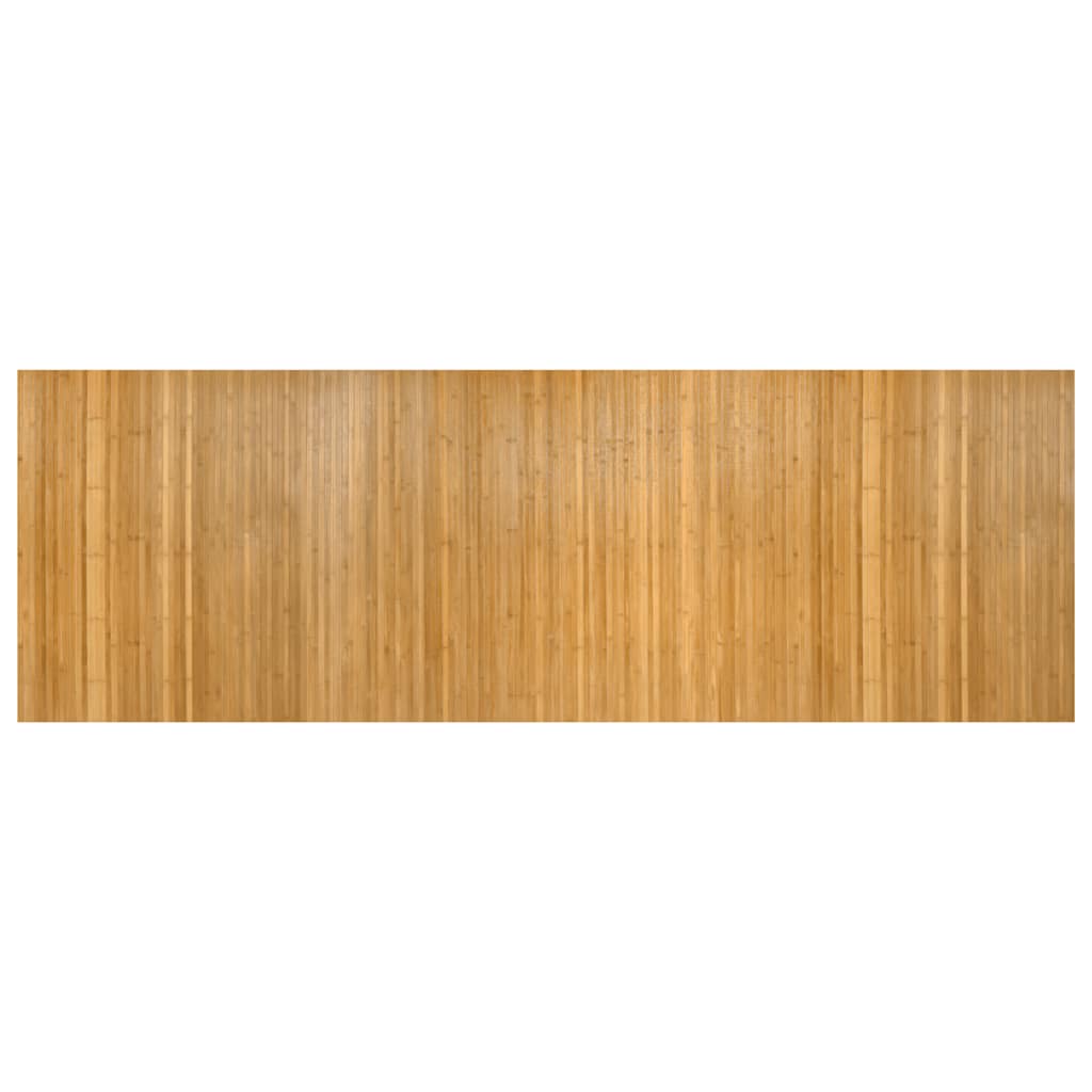Tappeto Rettangolare Naturale 100x300 cm in Bambù