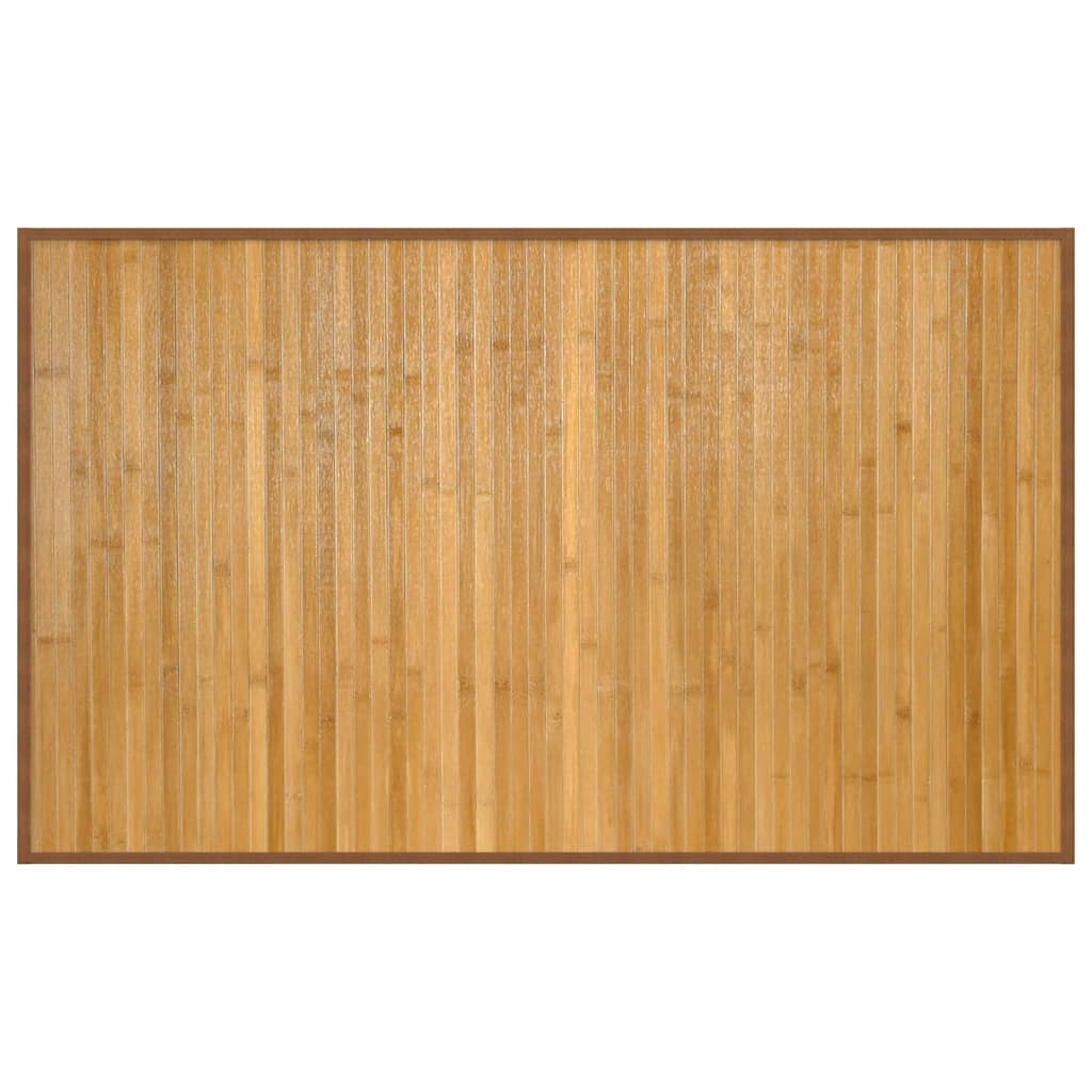 Tappeto Rettangolare Naturale 60x100 cm in Bambù