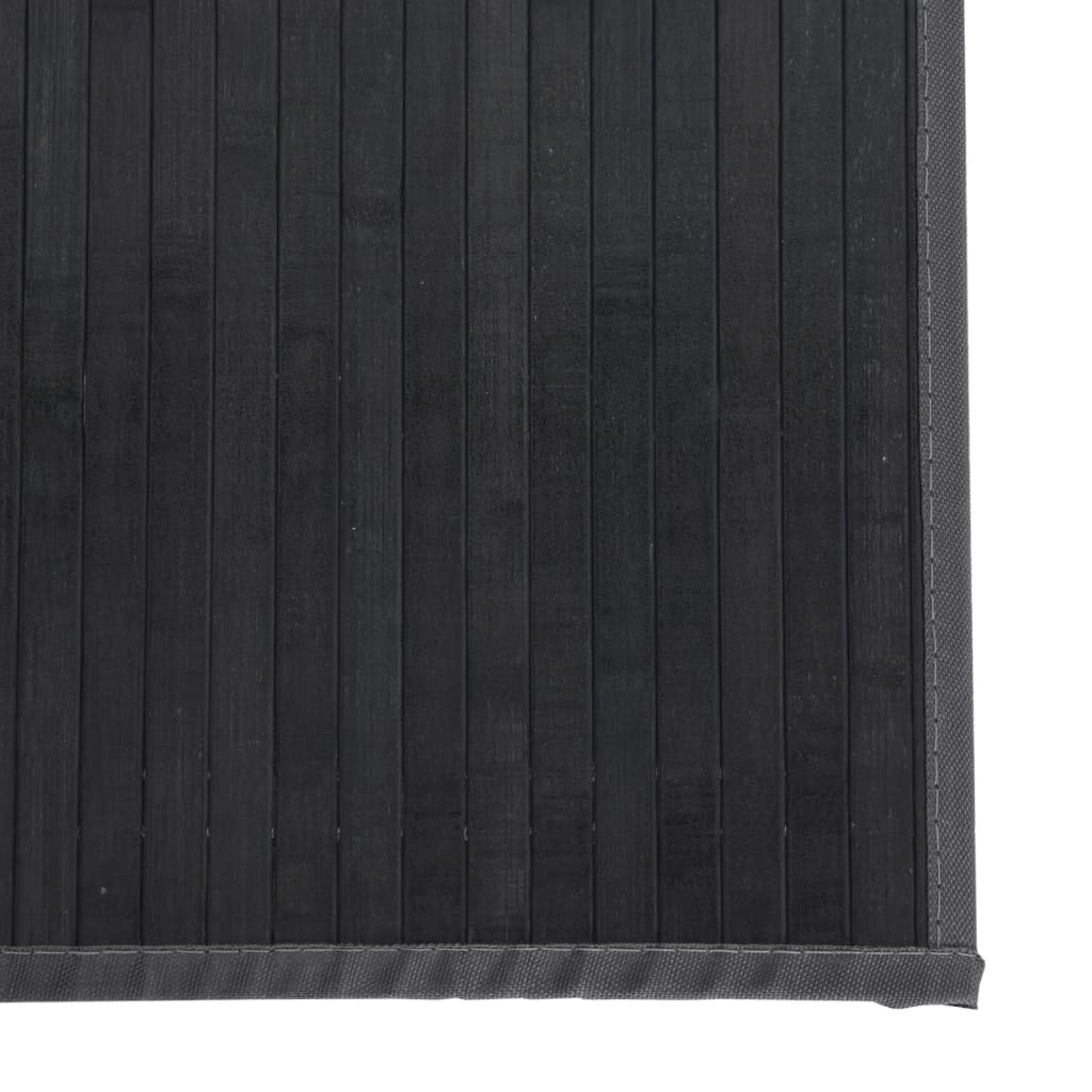 Tappeto Rettangolare Grigio 60x100 cm in Bambù
