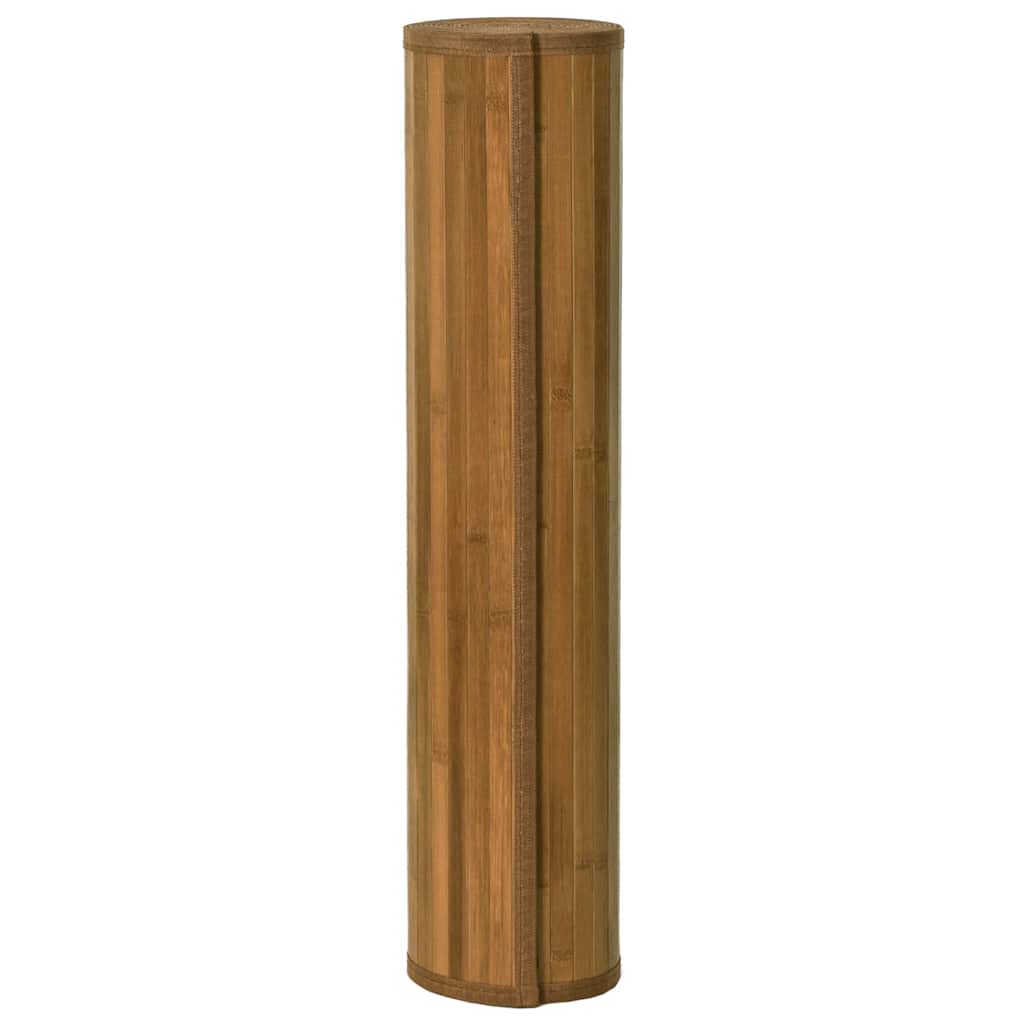 Tappeto Rettangolare Marrone 70x100 cm in Bambù