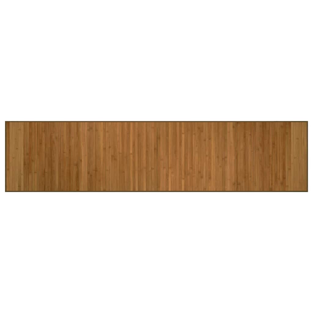 Tappeto Rettangolare Marrone 70x300 cm in Bambù