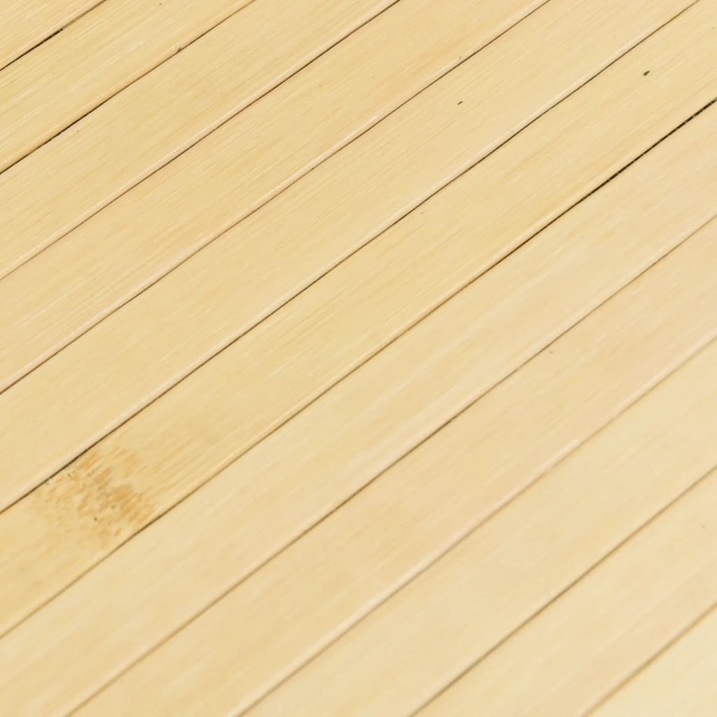Tappeto Rettangolare Natura Chiaro 70x500 cm in Bambù