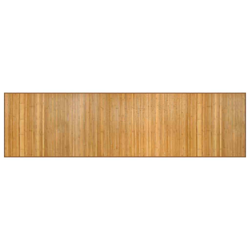 Tappeto Rettangolare Natura 80x300 cm in Bambù