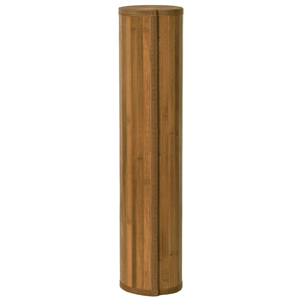 Tappeto Rettangolare Marrone 80x300 cm in Bambù
