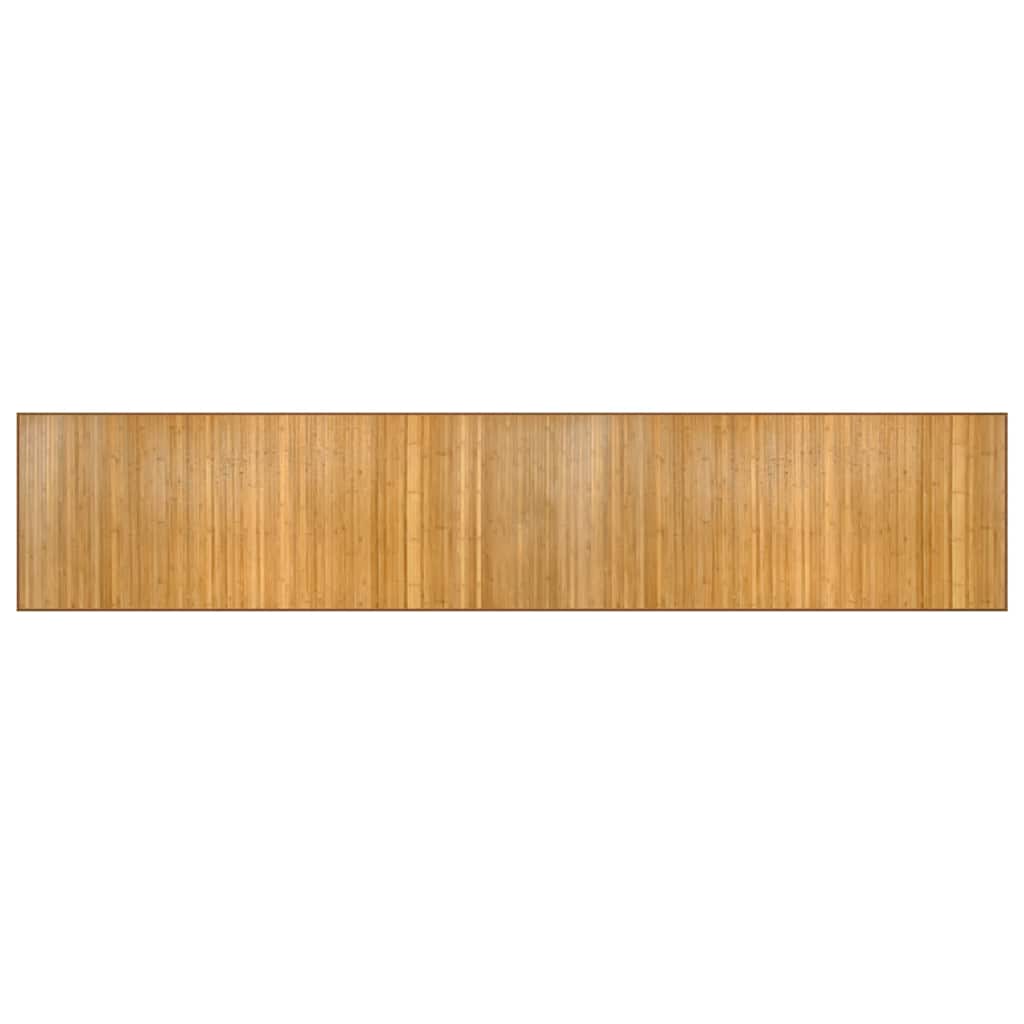 Tappeto Rettangolare Natura 80x400 cm in Bambù