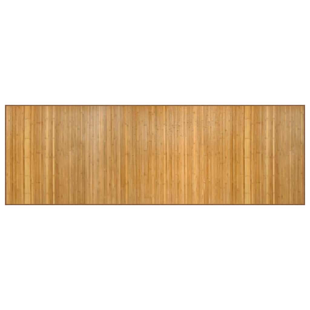 Tappeto Rettangolare Naturale 100x300 cm in Bambù