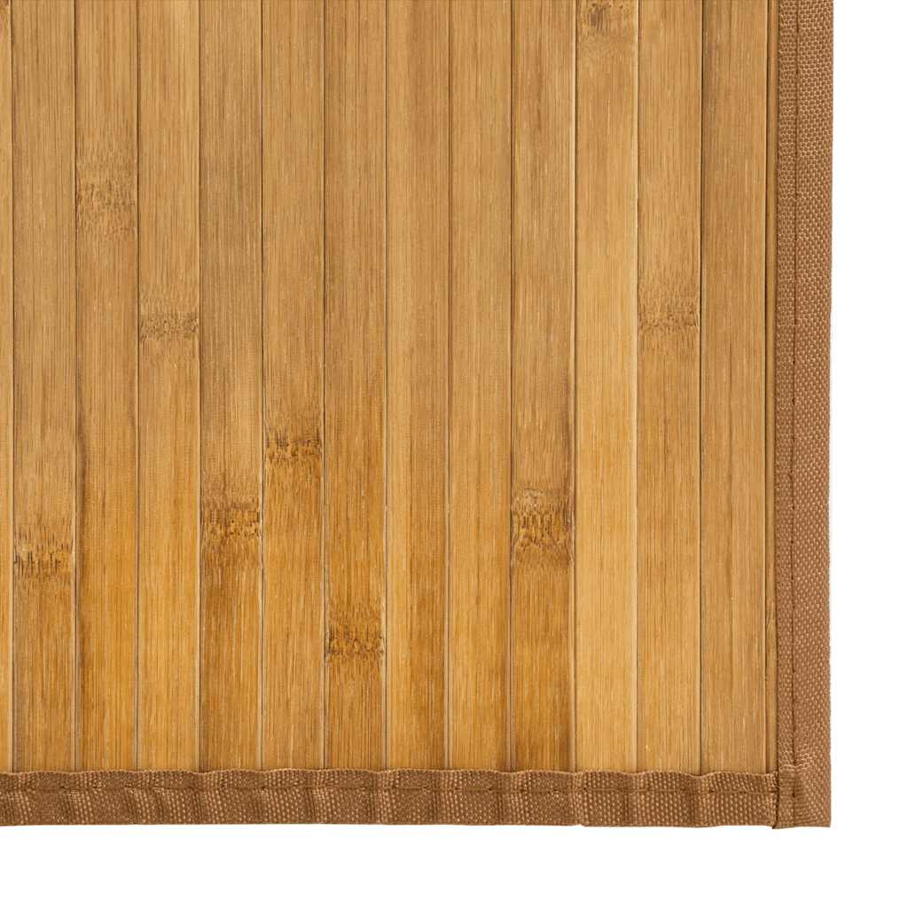 Tappeto Rettangolare Naturale 100x400 cm in Bambù