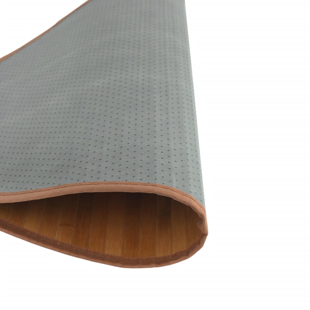 Tappeto Rotondo Naturale 60 cm in Bambù