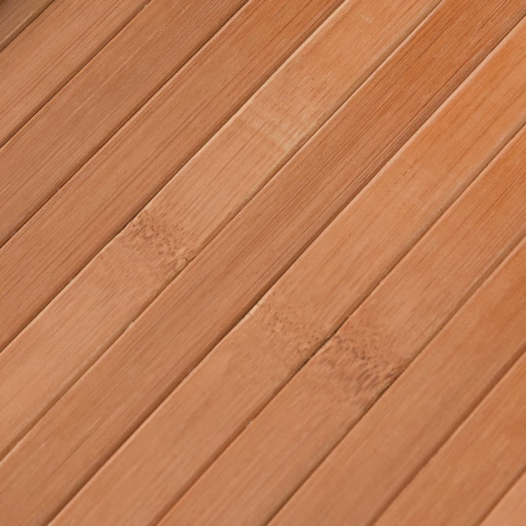 Tappeto Rotondo Naturale 60 cm in Bambù