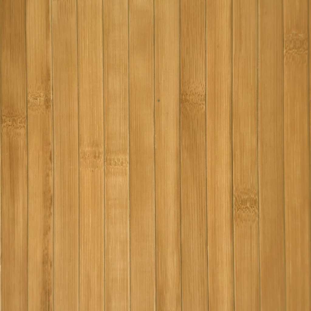 Tappeto Rotondo Naturale 100 cm in Bambù