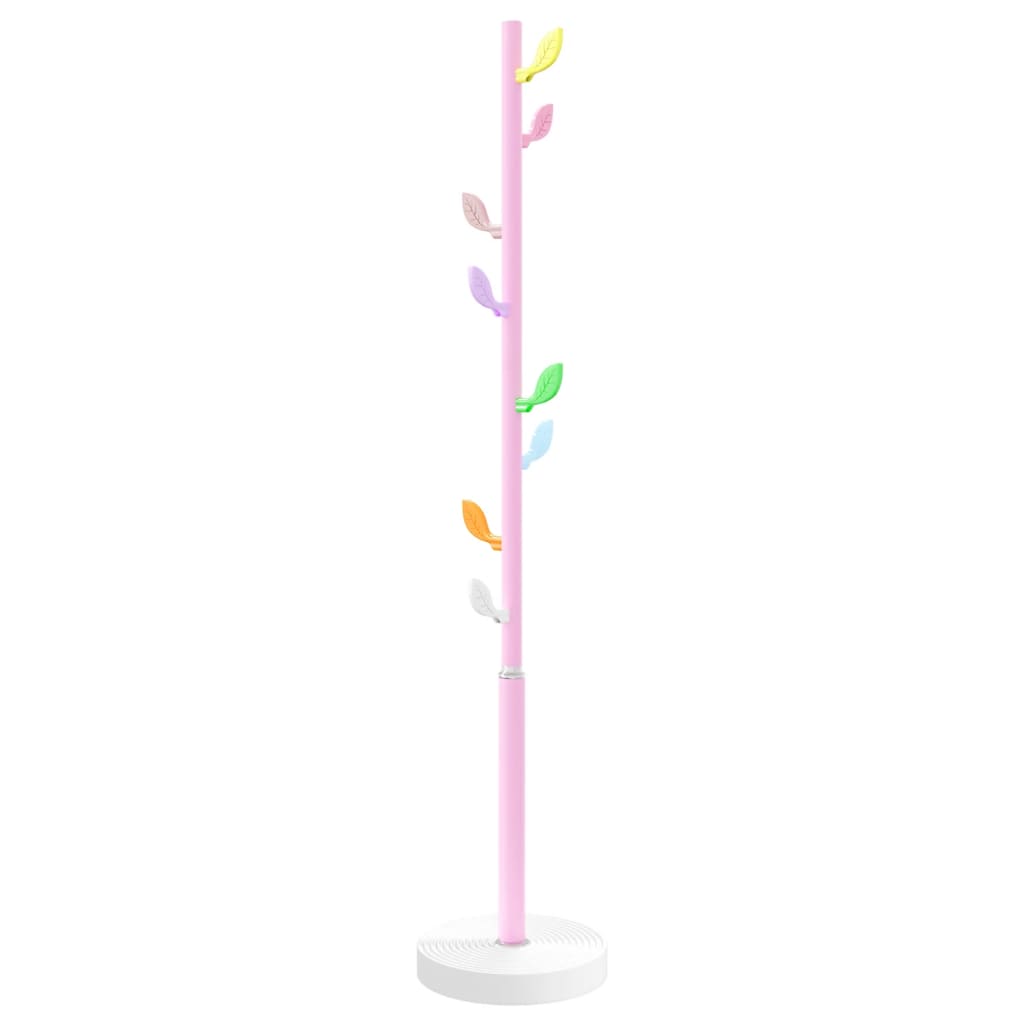 Appendiabiti Rosa 172 cm in Ferro Verniciato a Polvere