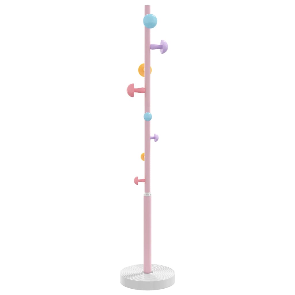 Appendiabiti Rosa 172 cm in Ferro Verniciato a Polvere