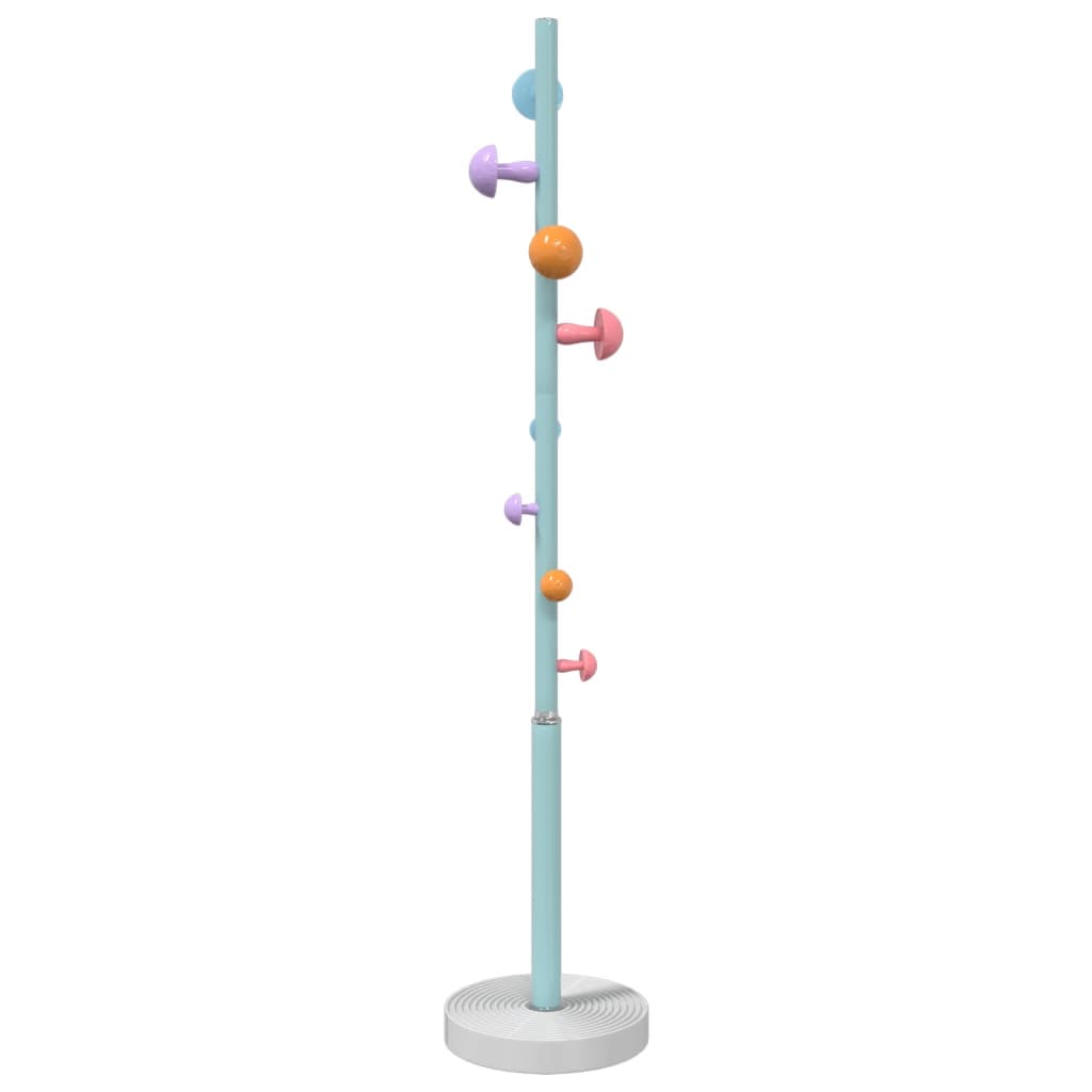 Appendiabiti Blu 172 cm in Ferro Verniciato a Polvere