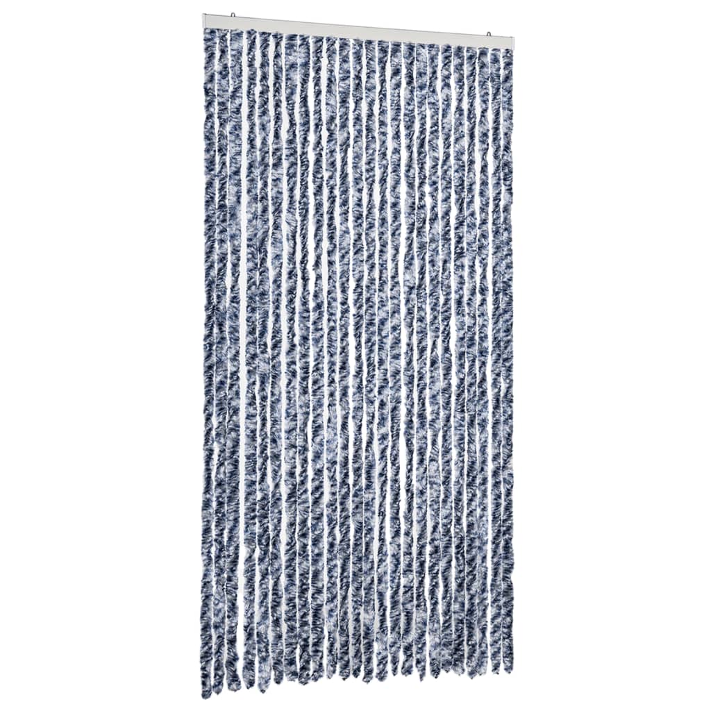 Tenda Antimosche Blu e Bianca 100x200 cm in Ciniglia