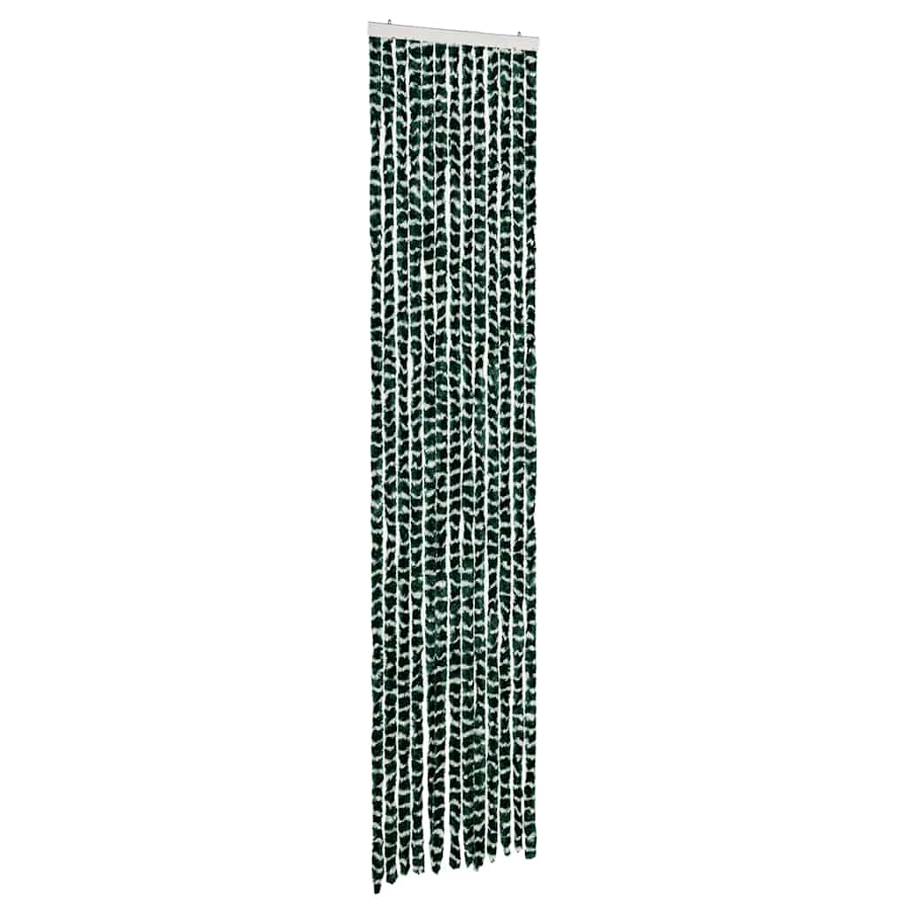 Tenda Antimosche Verde e Bianca 56x200 cm in Ciniglia