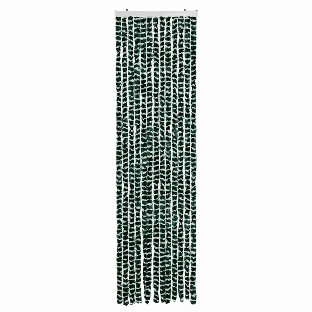 Tenda Antimosche Verde e Bianca 56x200 cm in Ciniglia