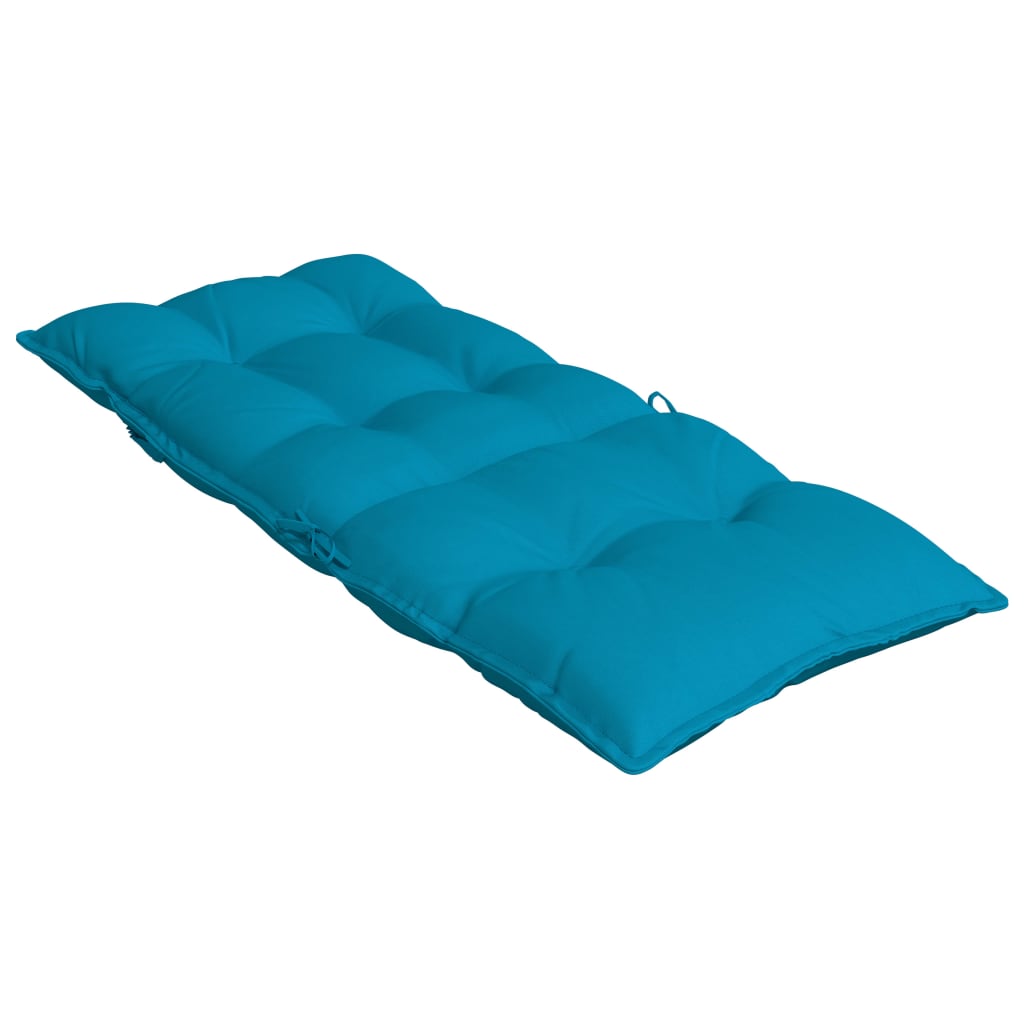 Cuscini Sedia con Schienale Alto 6 pz Blu Chiaro Tessuto Oxford