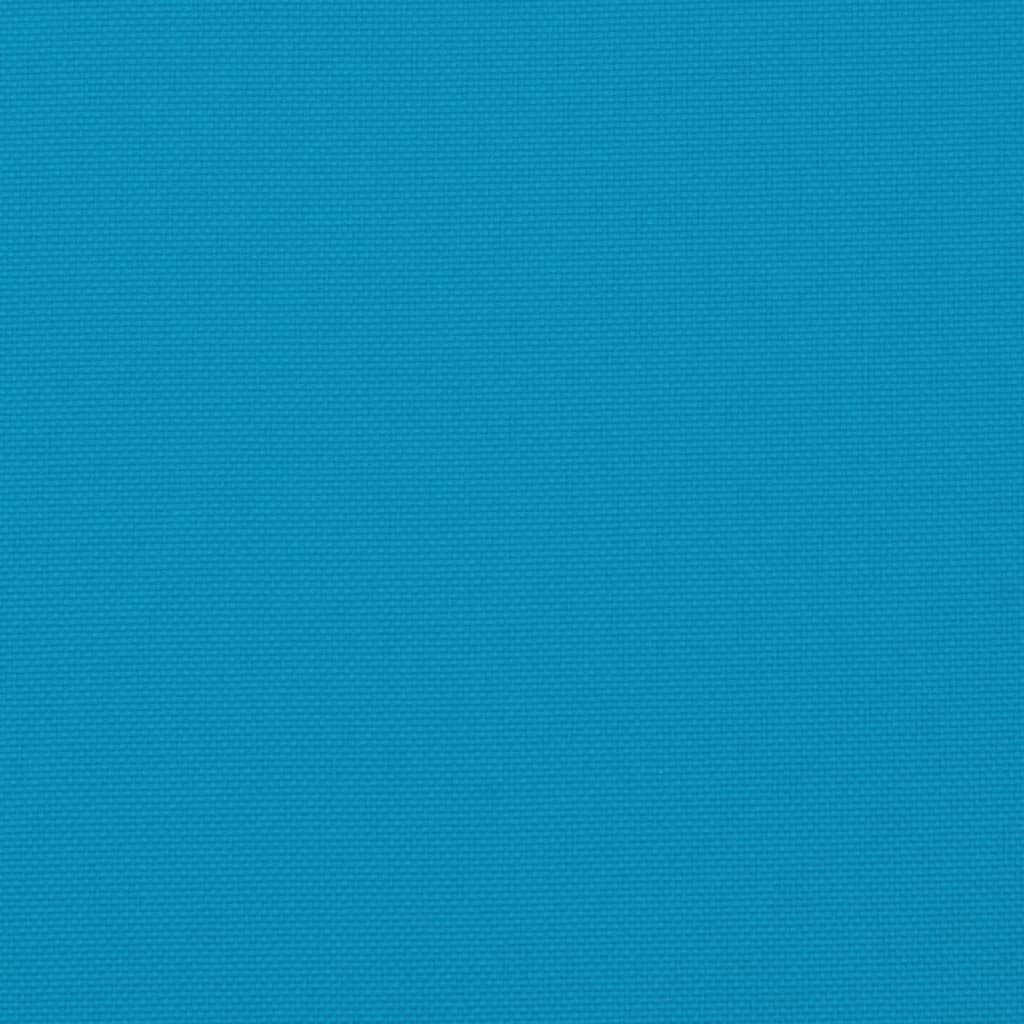 Cuscini Sedia con Schienale Alto 6 pz Blu Chiaro Tessuto Oxford