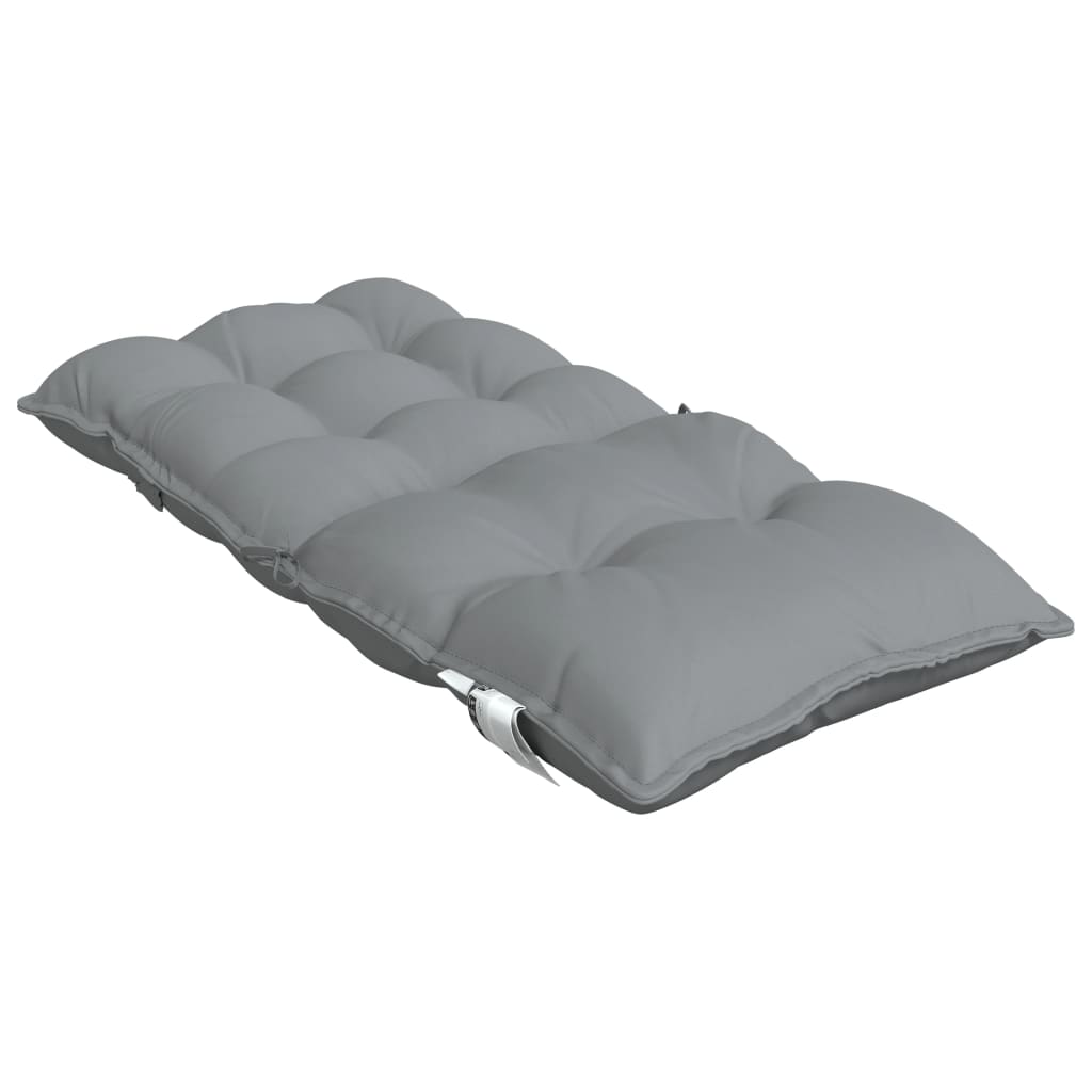 Cuscino da Esterno 4 pz Grigio 100 x 50 x 7 cm