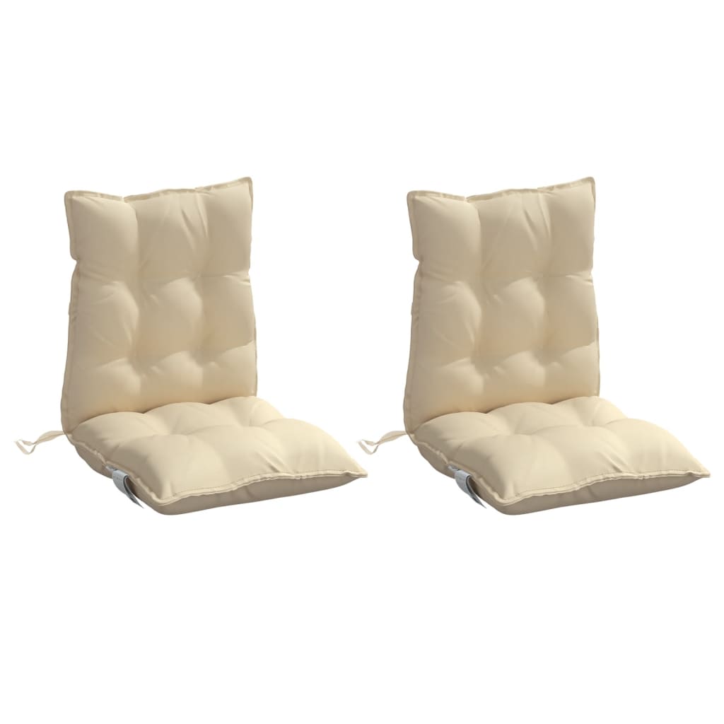 Cuscino da Esterno 2 pz Beige 100 x 50 x 7 cm