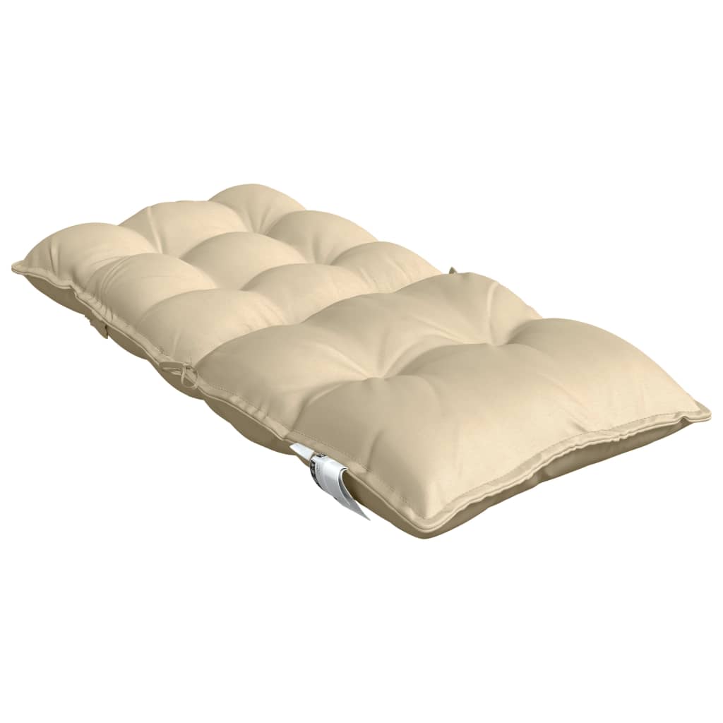 Cuscino da Esterno 2 pz Beige 100 x 50 x 7 cm