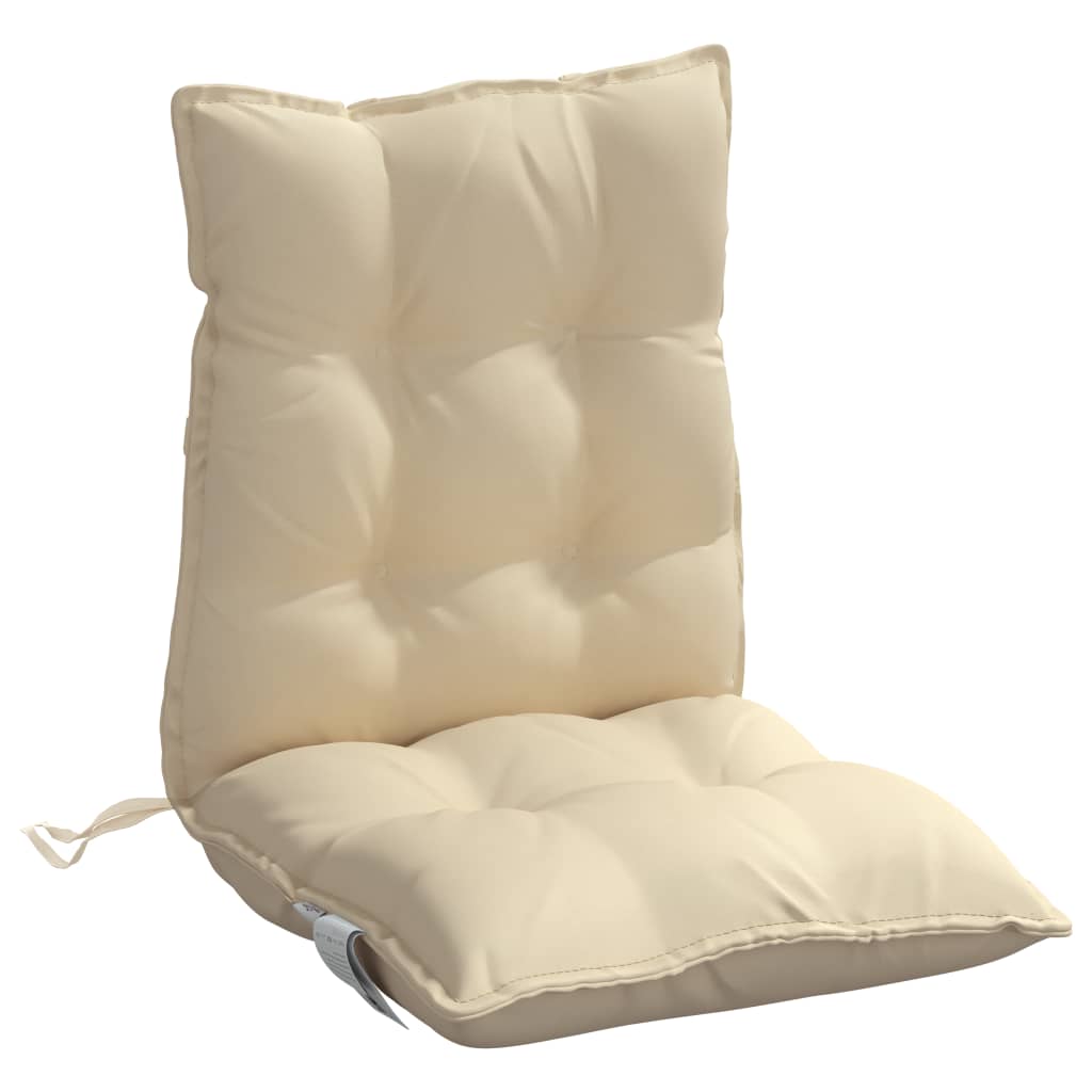 Cuscino da Esterno 6 pz Beige 100 x 50 x 7 cm