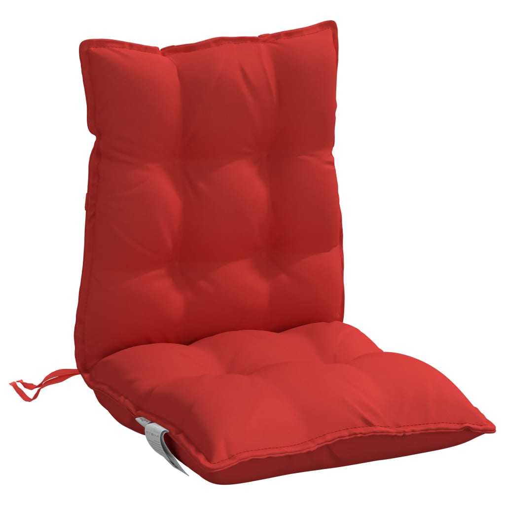 Cuscino da Esterno 2 pz Rosso 100 x 50 x 7 cm