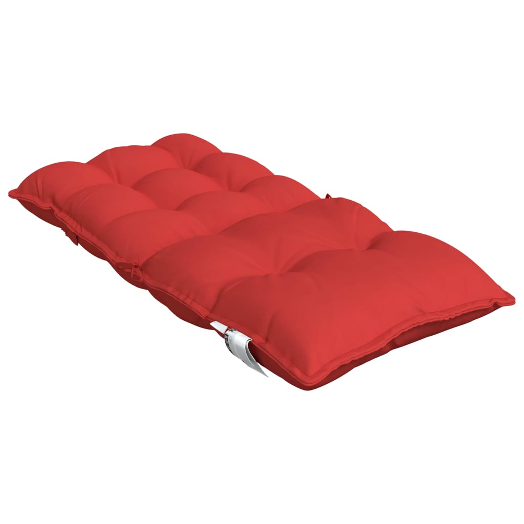 Cuscino da Esterno 2 pz Rosso 100 x 50 x 7 cm
