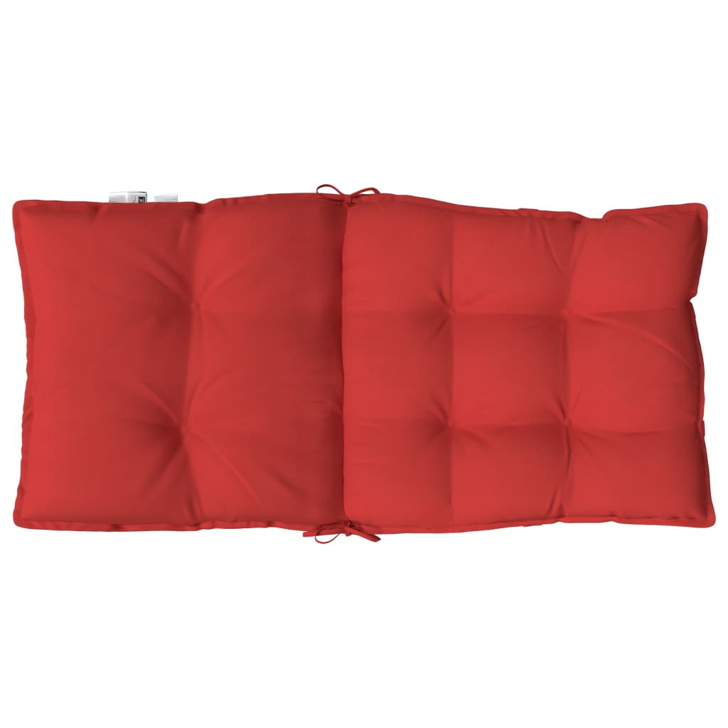 Cuscino da Esterno 2 pz Rosso 100 x 50 x 7 cm