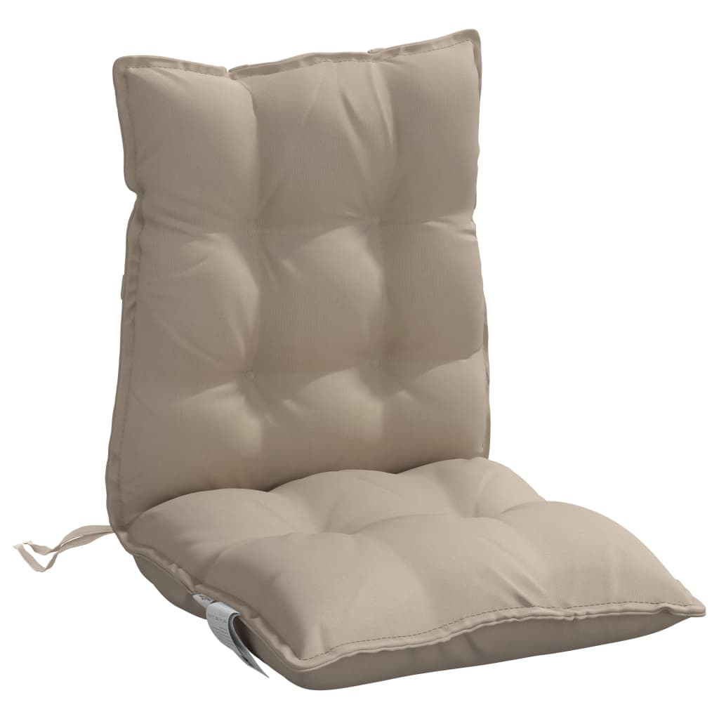 Cuscino da Esterno 4 pz Tortora 100 x 50 x 7 cm