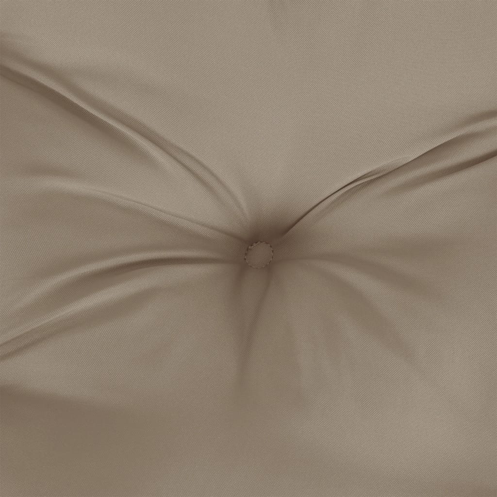 Cuscino da Esterno 4 pz Tortora 100 x 50 x 7 cm