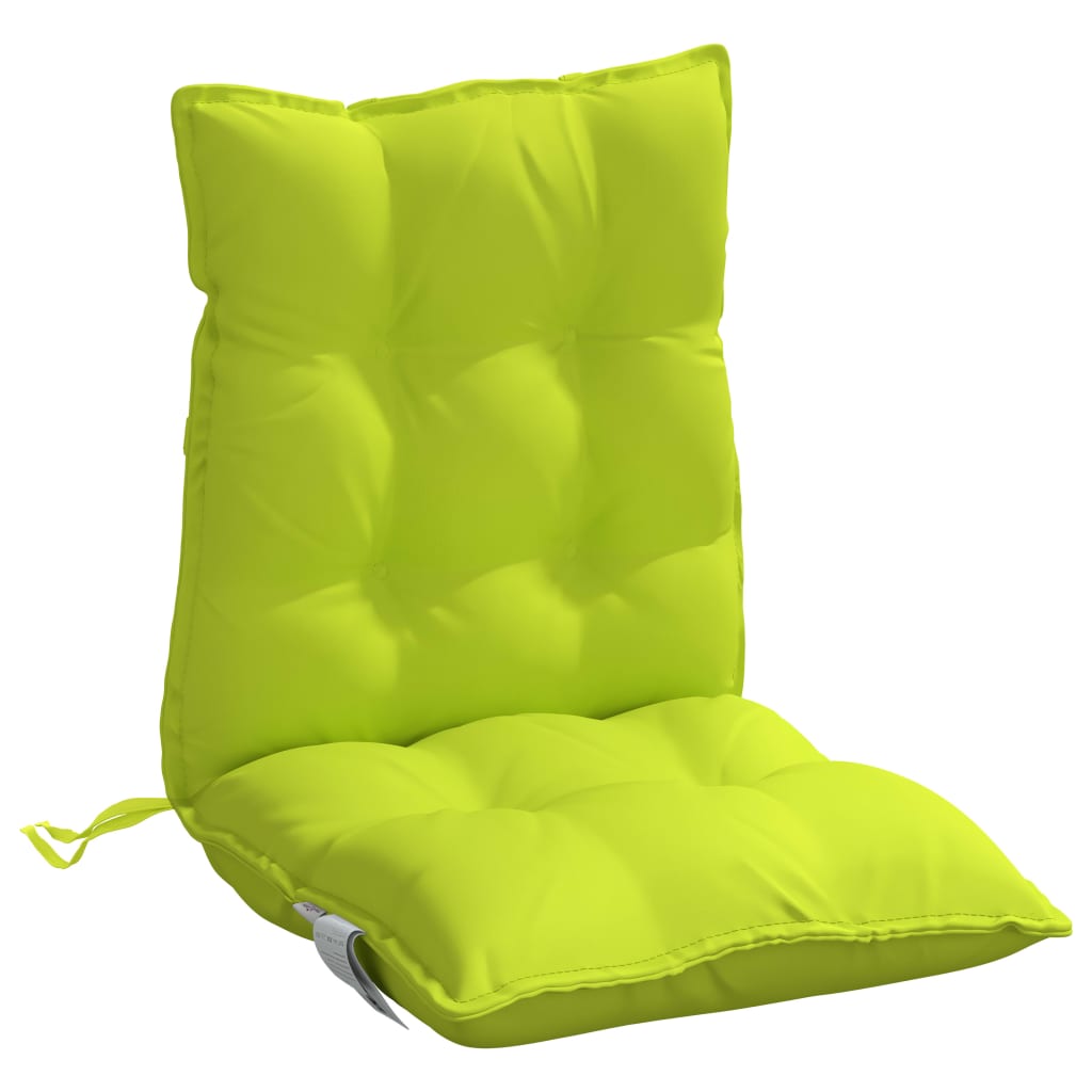 Cuscino da Esterno 4 pz Verde brillante. 100 x 50 x 7 cm