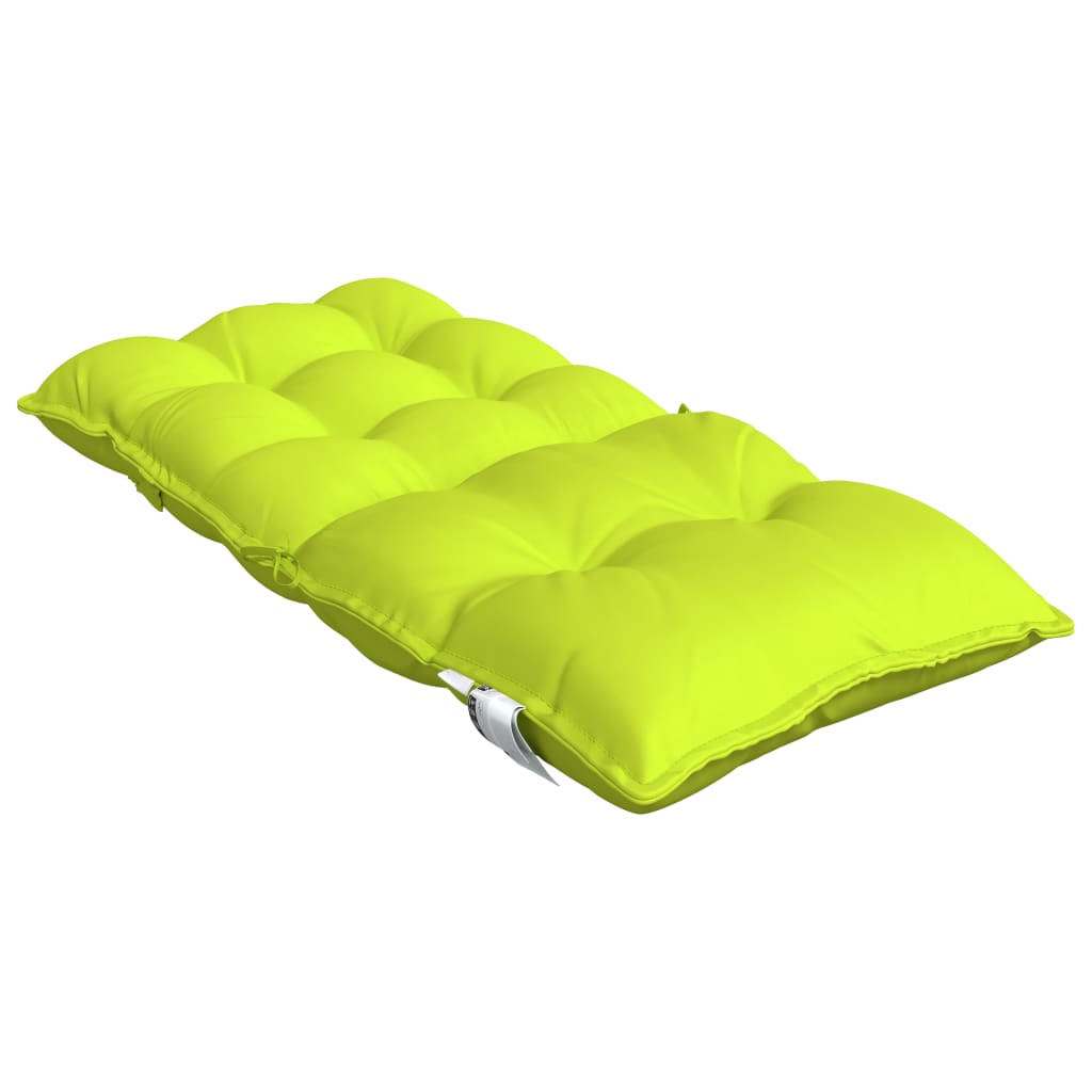 Cuscino da Esterno 4 pz Verde brillante. 100 x 50 x 7 cm