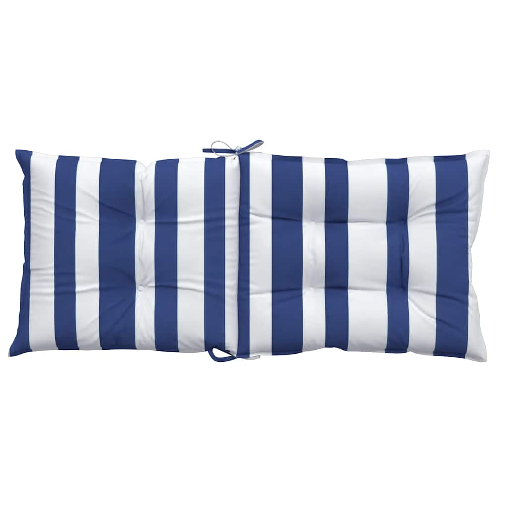 Cuscino da Esterno 6 pz Tessuto Strisce Blu e Bianche