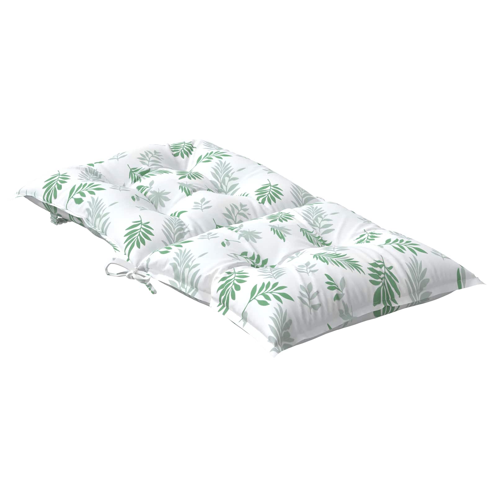 Cuscino da Esterno 2 pz Tessuto Motivo a foglie fini