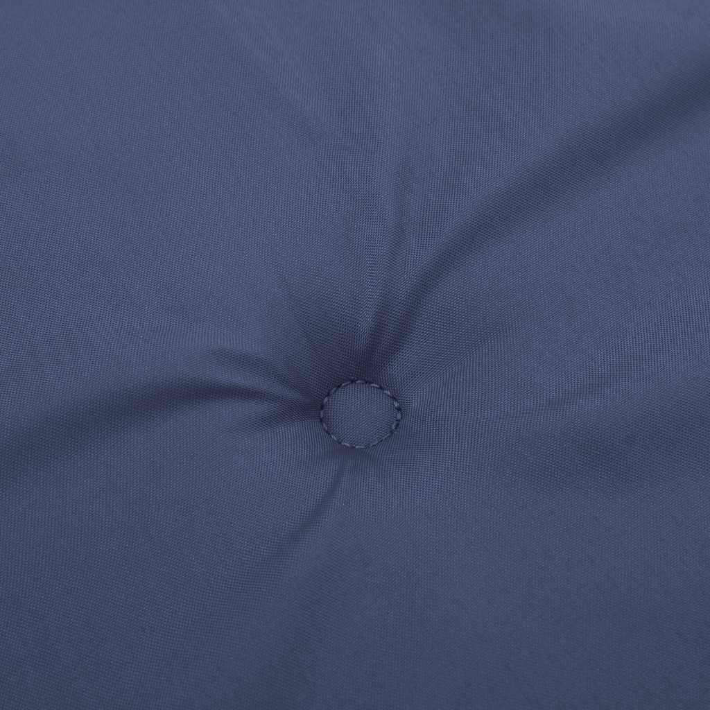 Cuscino Panca da Giardino Blu Marino 120x50x3 cm Tessuto Oxford