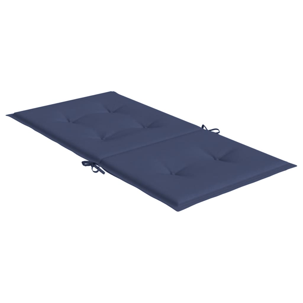 Cuscini posteriori 4 pz Blu navy 100 x 50 x 4 cm
