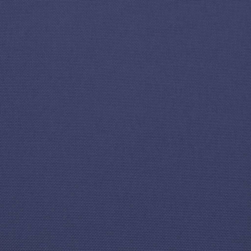 Cuscini per Panca 2 pz Blu Marino 180x50x7 cm in Tessuto Oxford