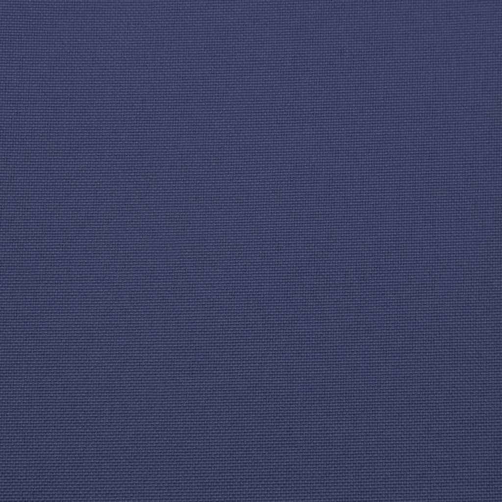 Cuscini per Pallet 2 pz Blu Marino in Tessuto