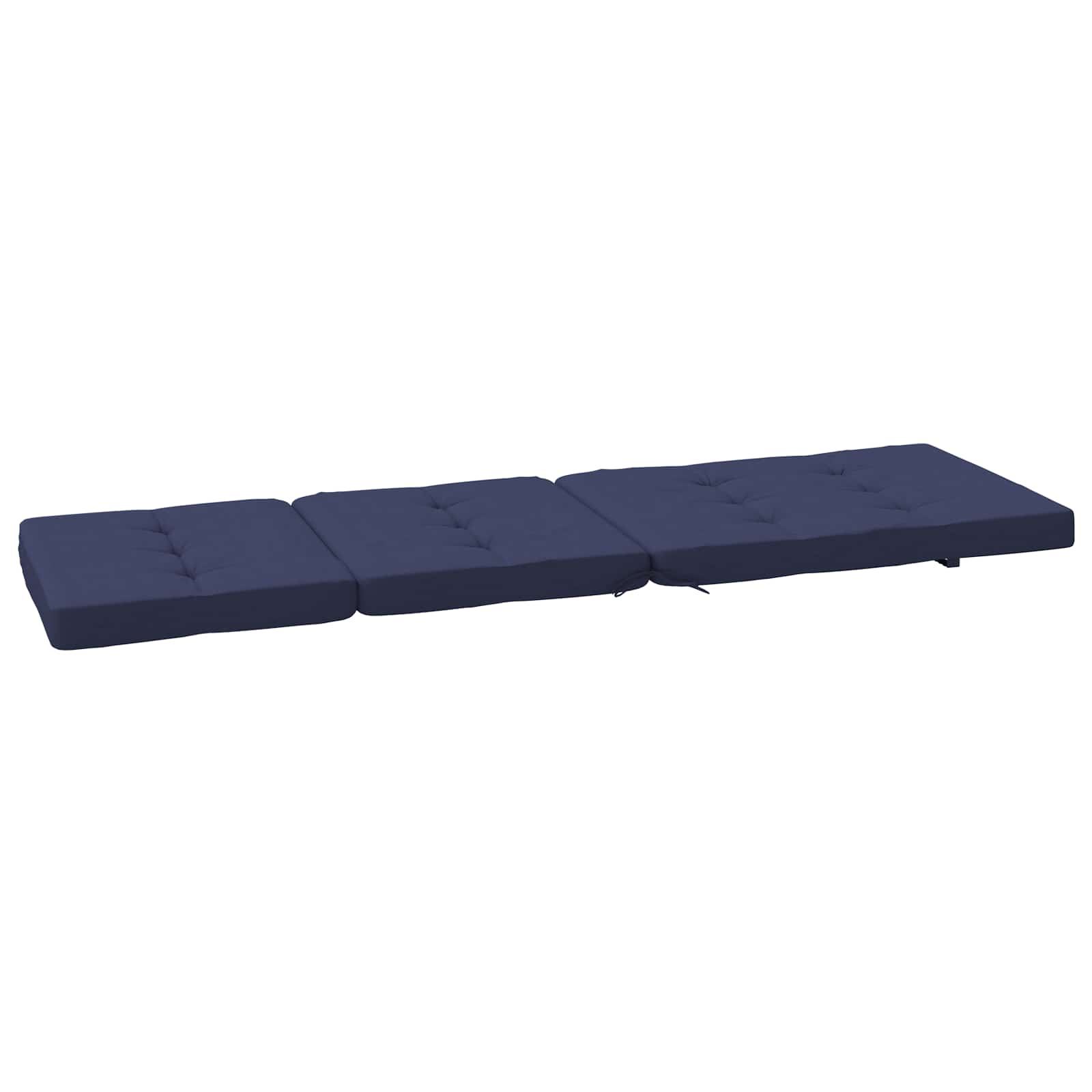 Cuscino da Esterno 2 pz Tessuto Blu navy 180 x 55 x 7 cm