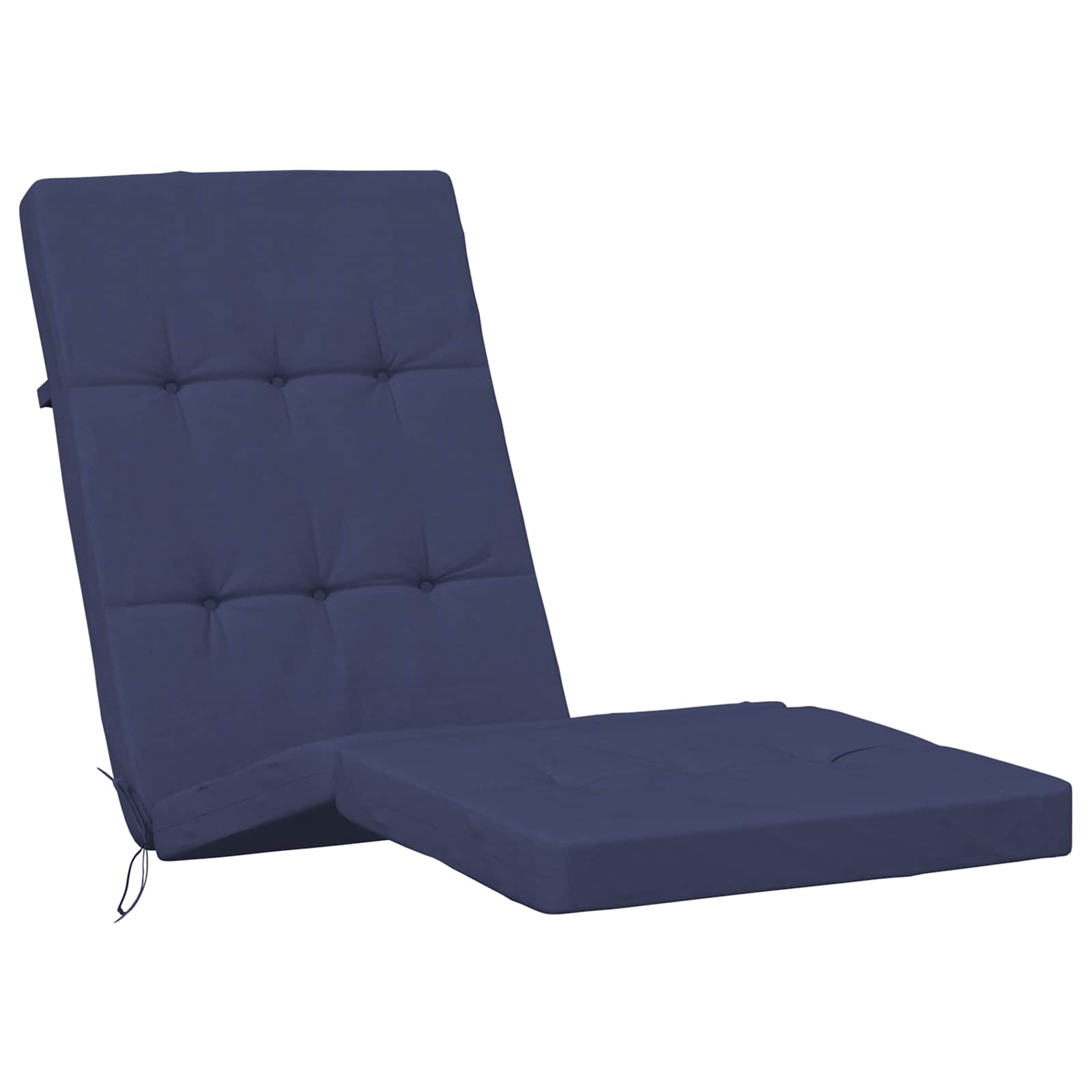 Cuscino da Esterno 2 pz Tessuto Blu navy 180 x 55 x 7 cm