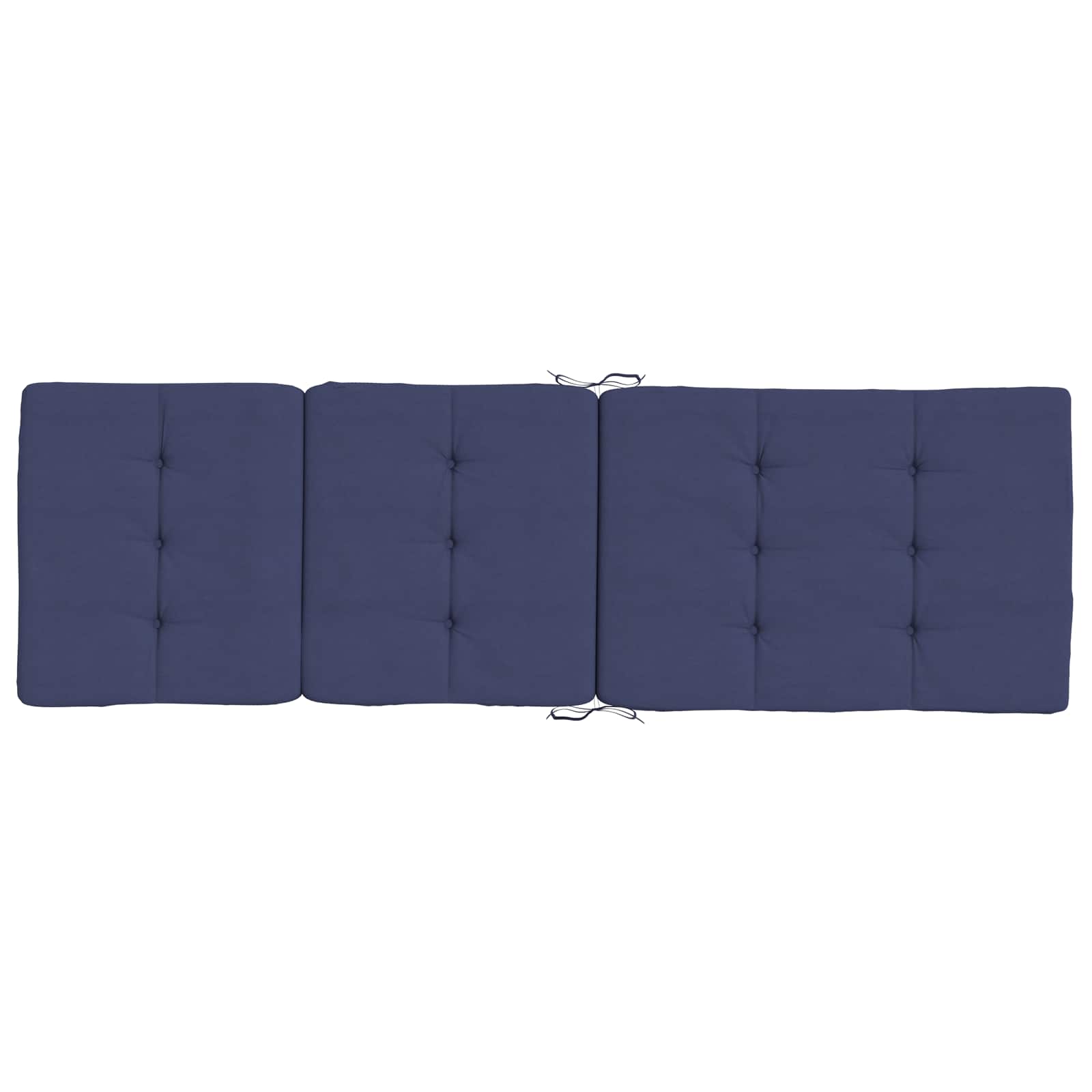 Cuscino da Esterno 2 pz Tessuto Blu navy 180 x 55 x 7 cm