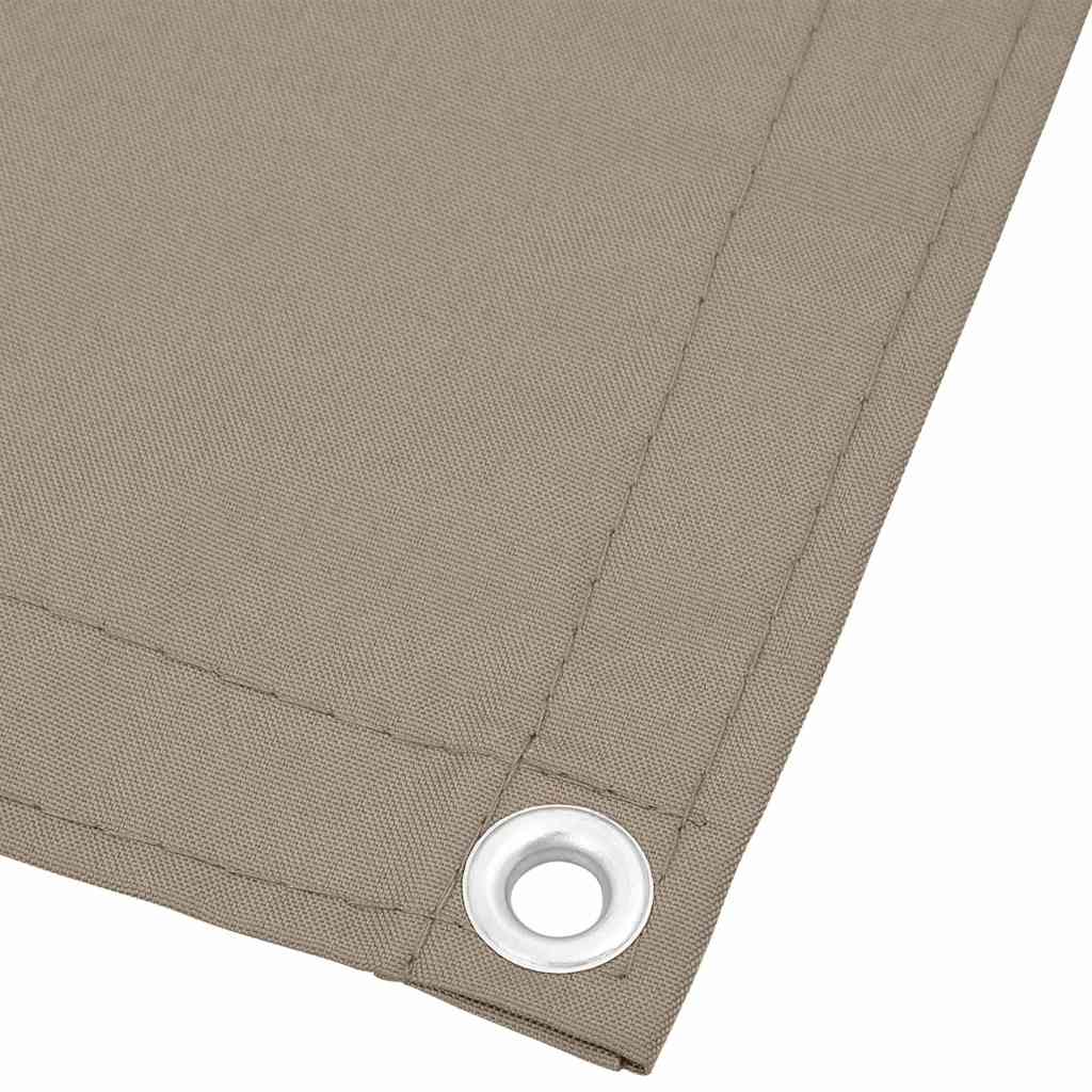 Paravento da Balcone Tortora 90x800 cm 100% Poliestere Oxford