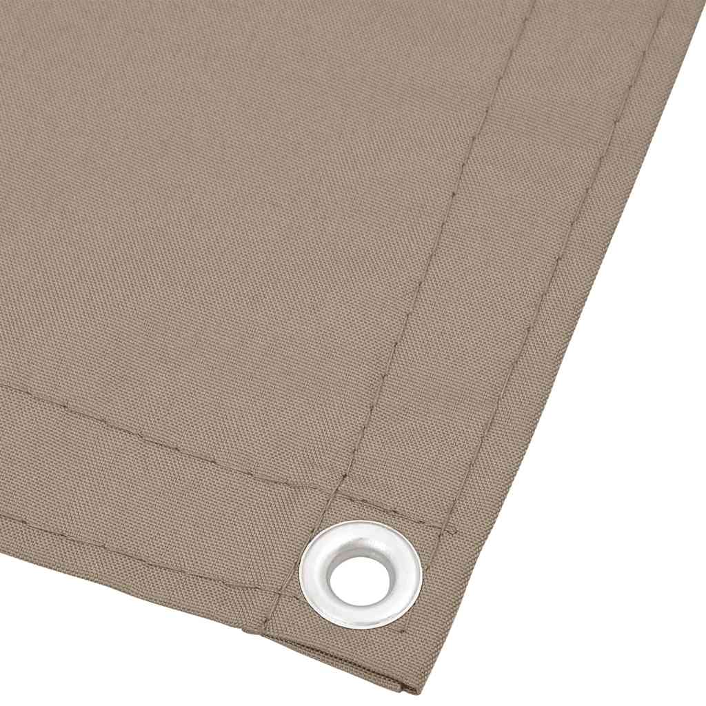 Paravento da Balcone Tortora 120x700 cm 100% Poliestere Oxford