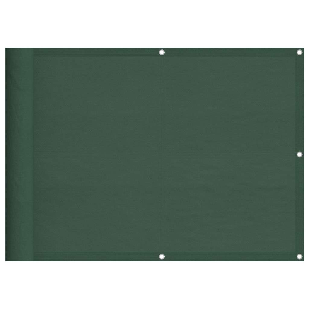 Paravento Balcone Verde Scuro 75x700 cm 100% Poliestere Oxford